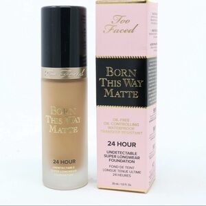 Too Faced Born This Way Matte Foundation warm beige